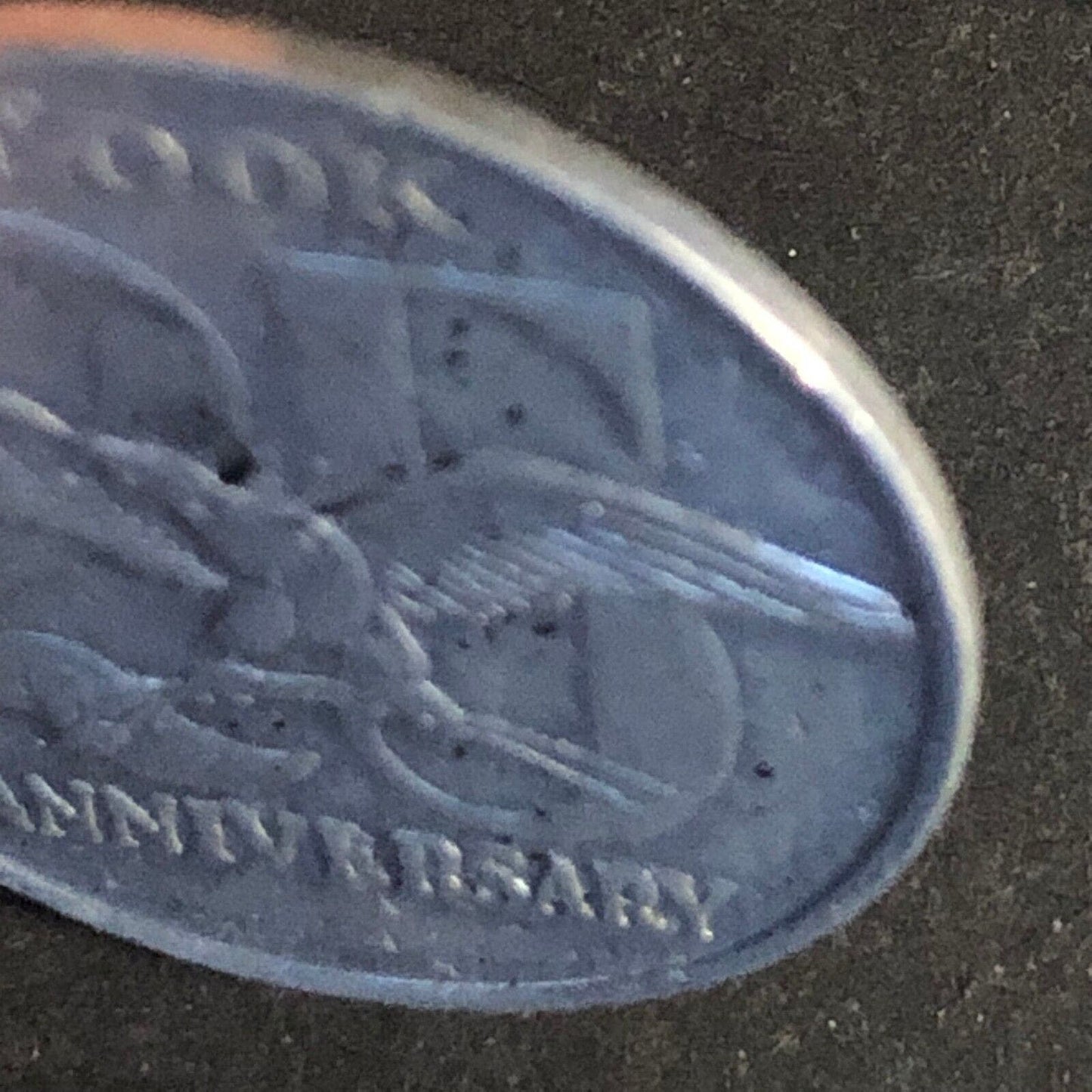 Look (Magazine) 25th Anniversary Alum. Token 25mm - c1962
