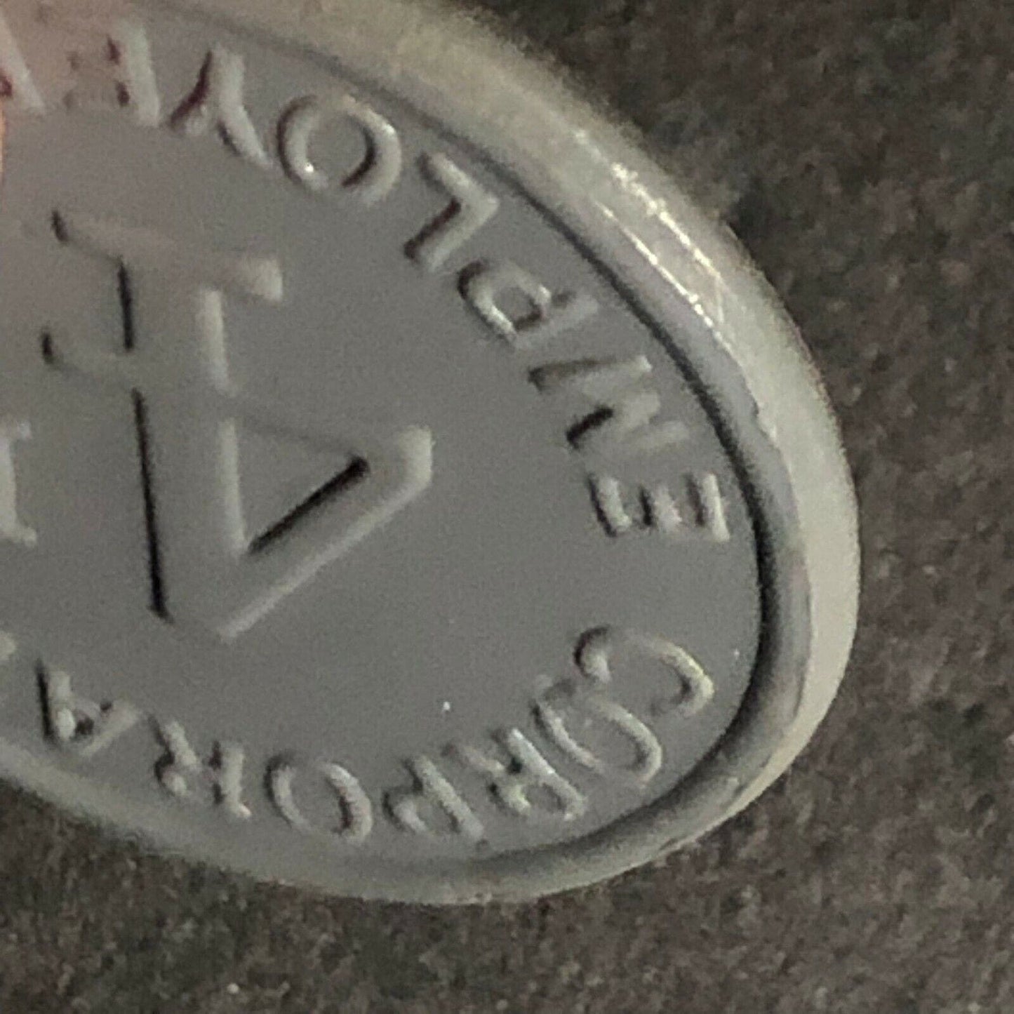 Barrow-In-Furness "Employee Only" England Plastic Token Grey 4D 22mm c50's-60's