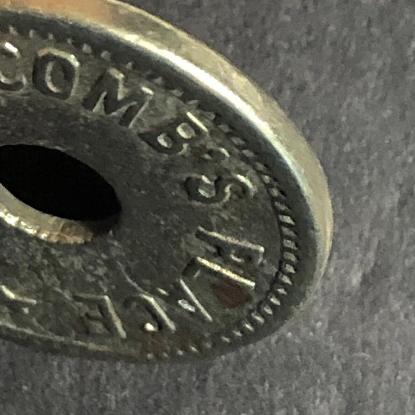 Bob Newcomb's Place (Sioux Falls, SD ?) Brass G/F 5c In Trade Token 21mm Scarce