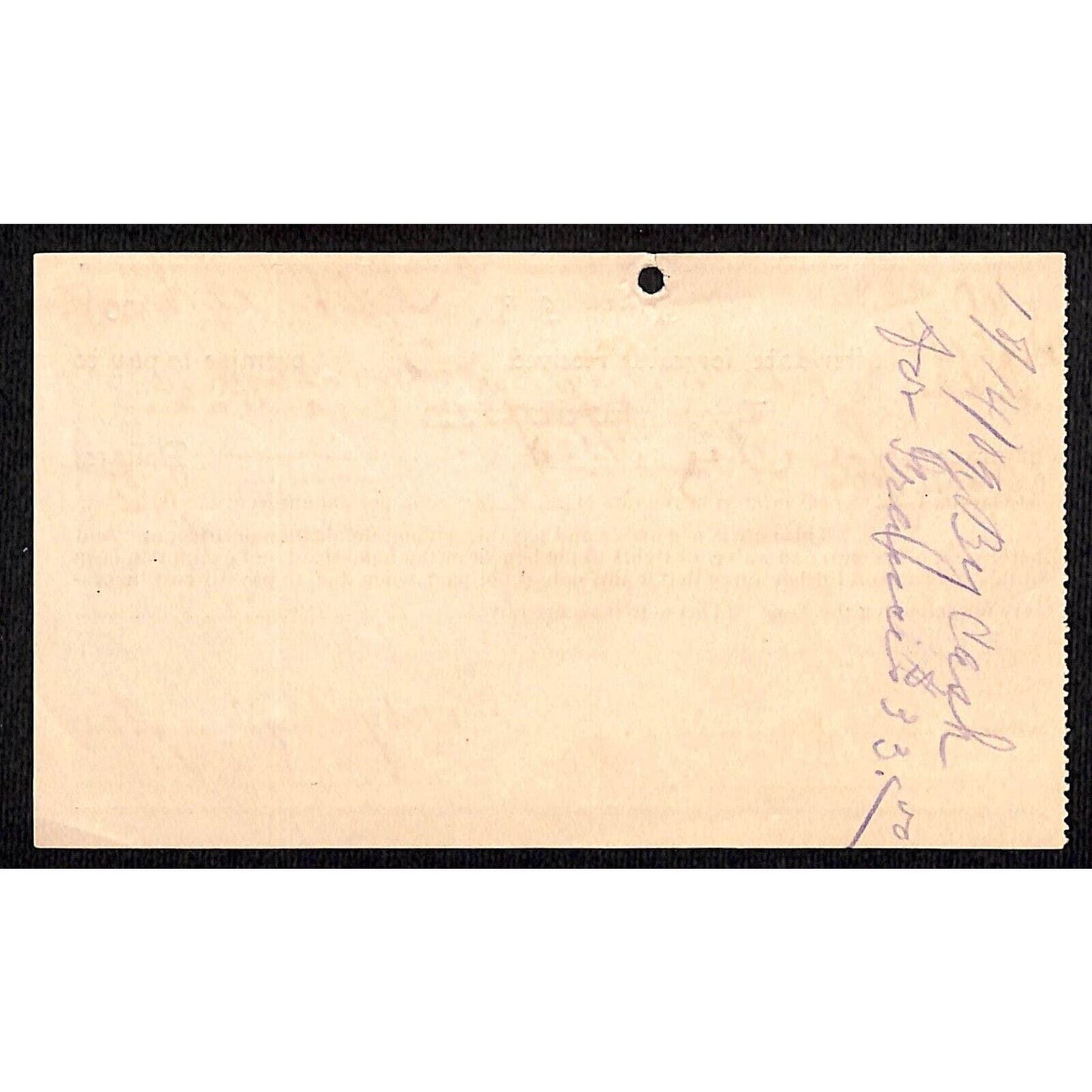 Garvin, OK 1908 Indian Territory* $60 10% Promissory Note - Scarce