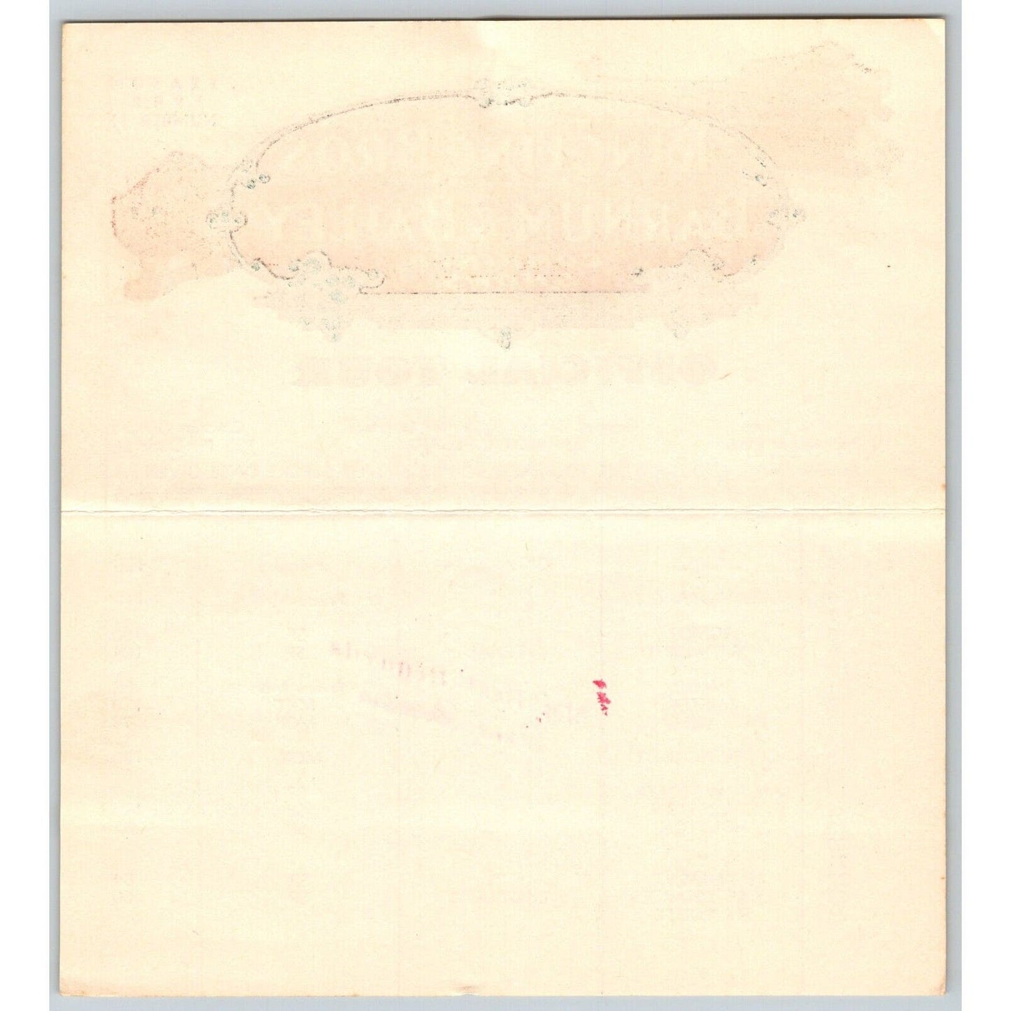 1948 Ringling Bros Barnum Bailey Circus Route Card Tulsa Austin Houston