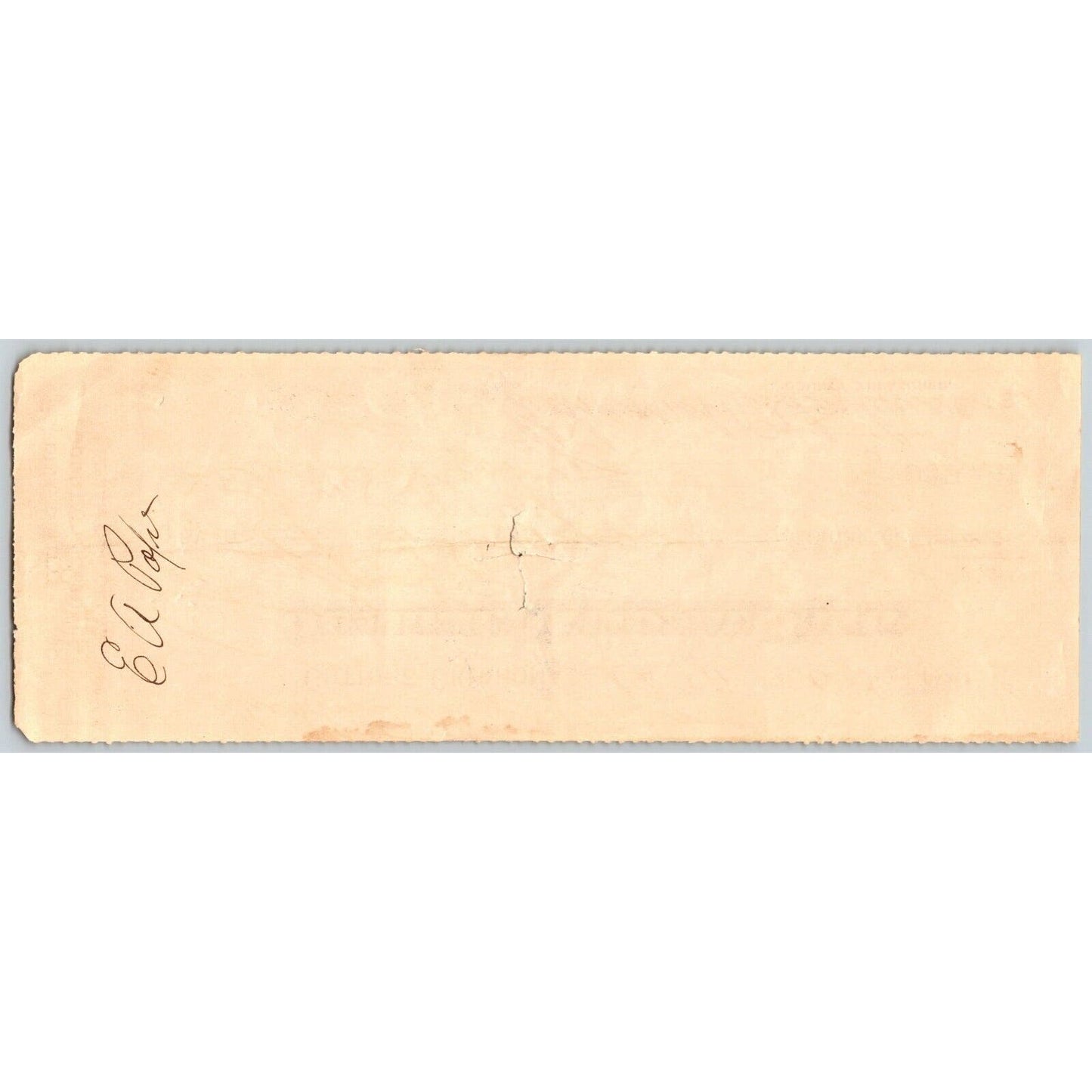 Guthrie, Oklahoma Territorial 1900 $1 County Treasurer Check