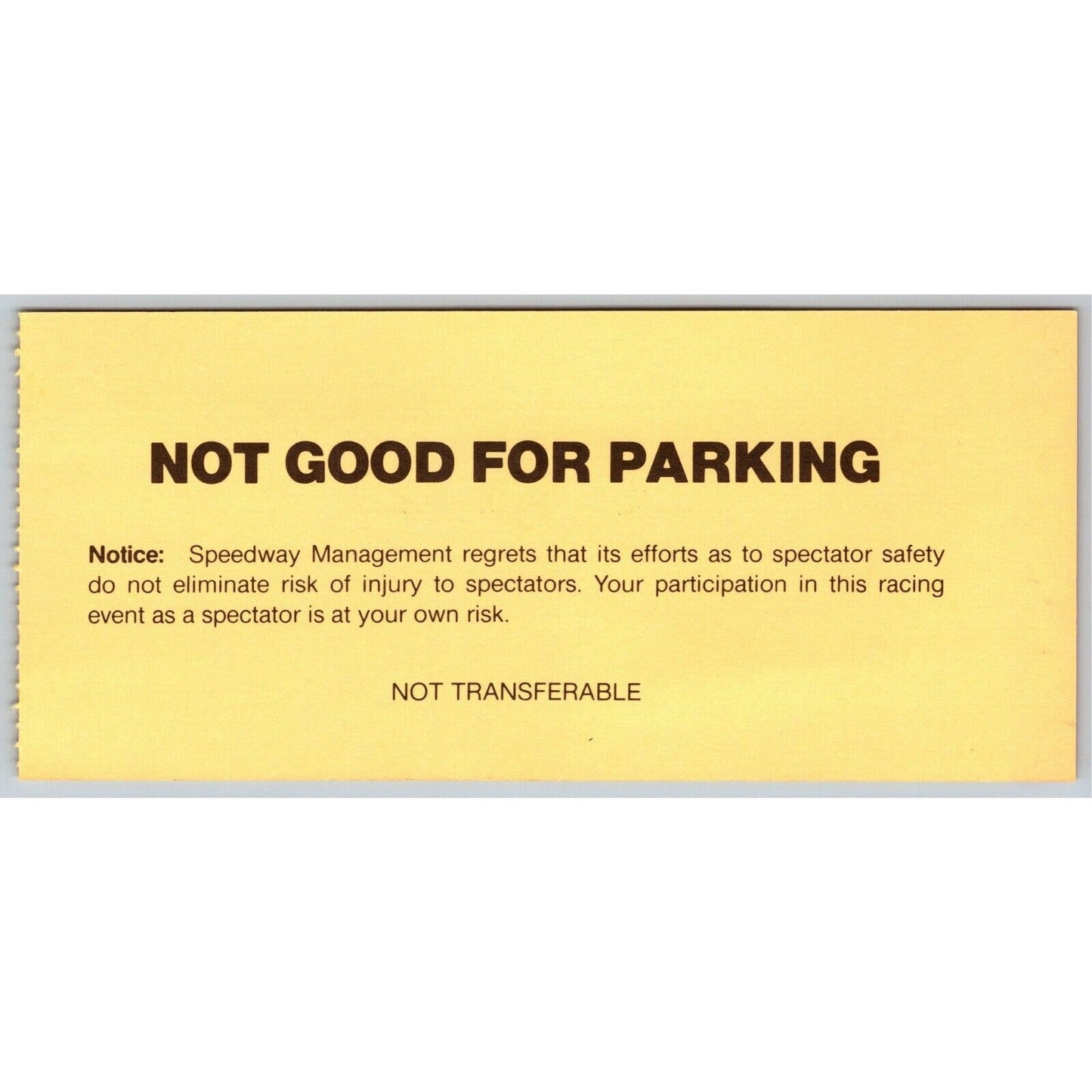1995 Indy 500 Practice Day Hulman Terrace Ticket Stub IMS Indianapolis #26
