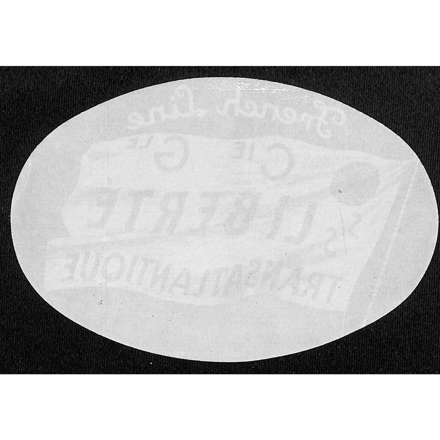 French Line Cie Gie S.S. Liberte Transatlantique Luggage Label Vintage NOS VGC