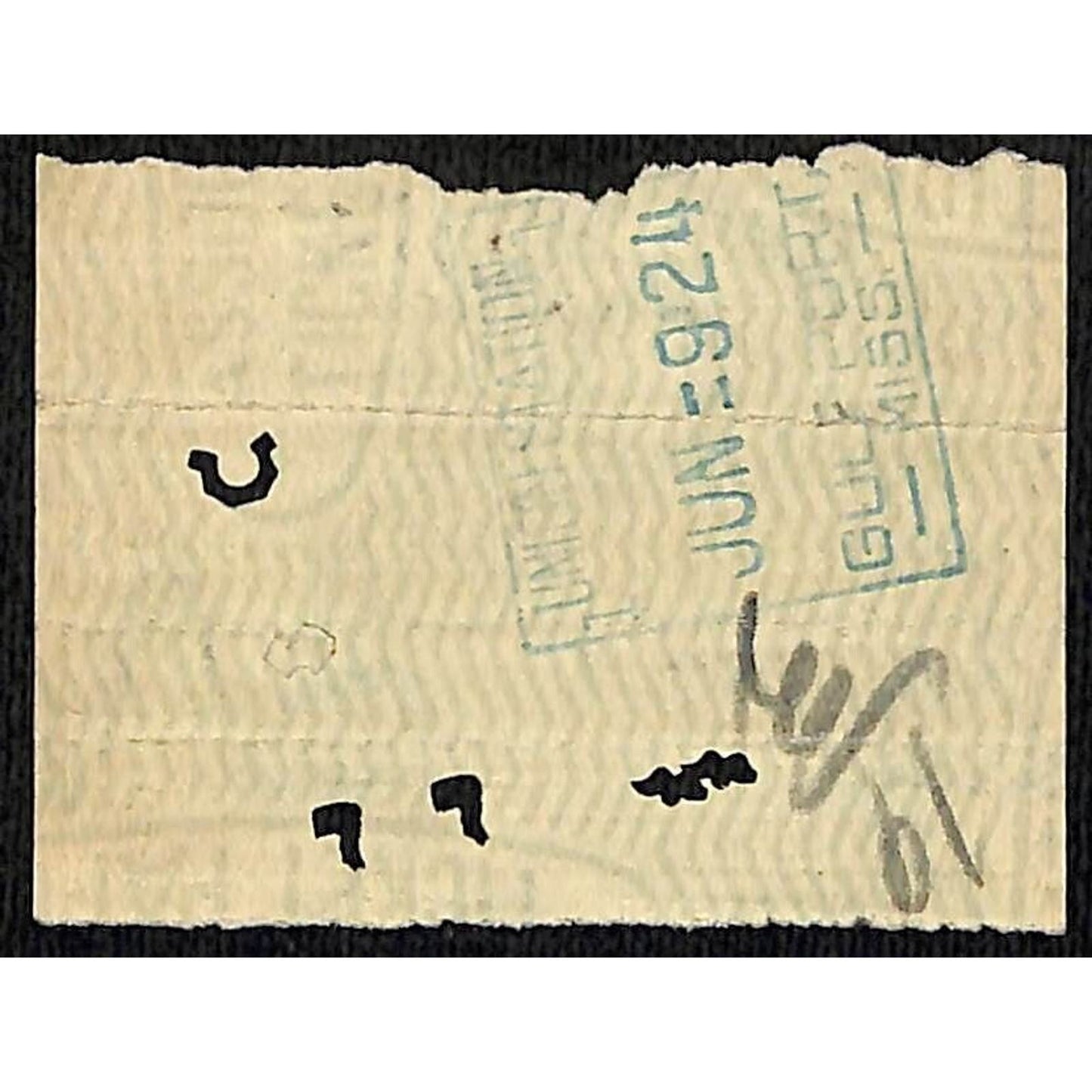 Gulf & Ship Island Railroad 1924 Summer Tourist Ticket Chicago St. Paul #15