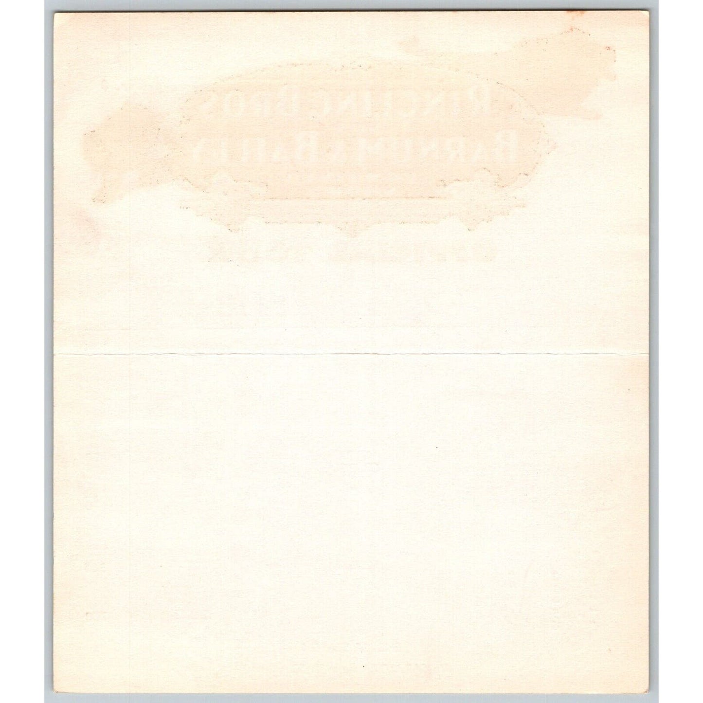 1943 Ringling Bros Barnum & Bailey Circus Route Card Atlanta Miami Tampa
