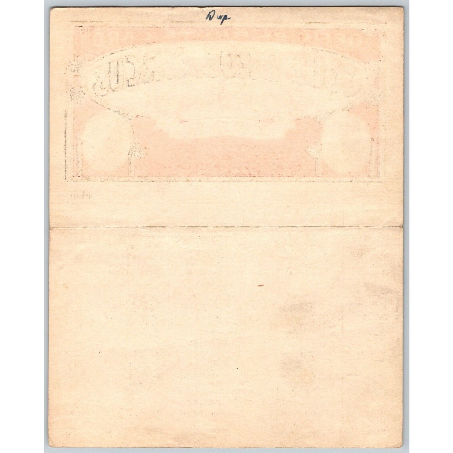1935 Cole Bros with Clyde Beatty Circus Route Card TN MS AL GA SC NC