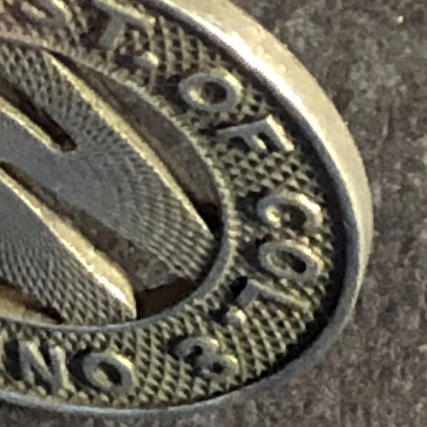 Capital Transit Co. WM One Fare Dist. of Col. 3 c1949 Transit Token 16.4mm