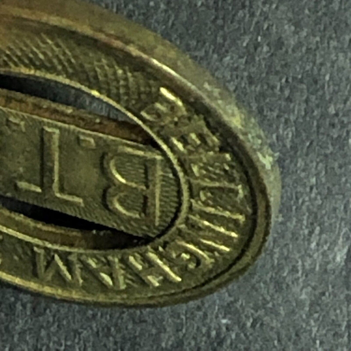 Bellingham (Washington) Transit BTC Brass G/F One Fare Token 16mm w/ Bus