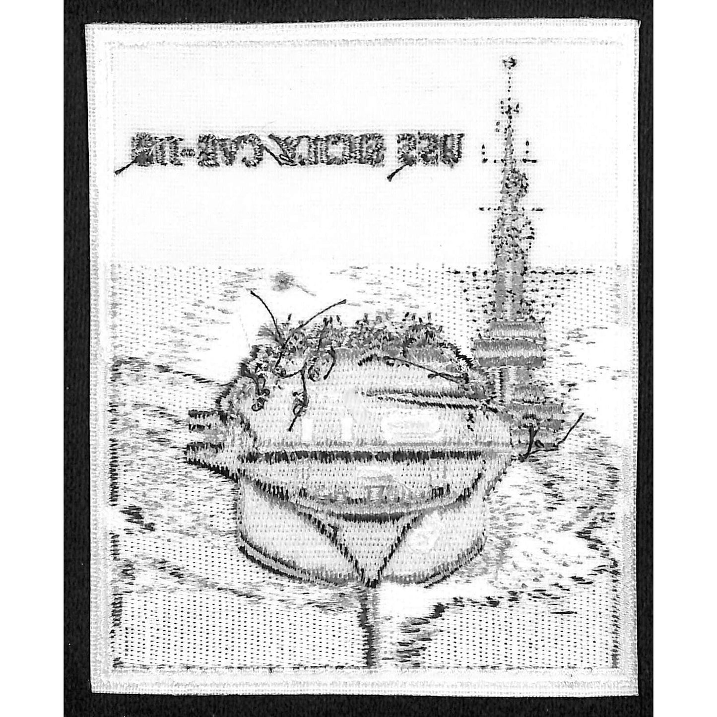 U.S.S. Sicily CVE-118 Navy Embroidered Patch 4" x 5" NOS VGC