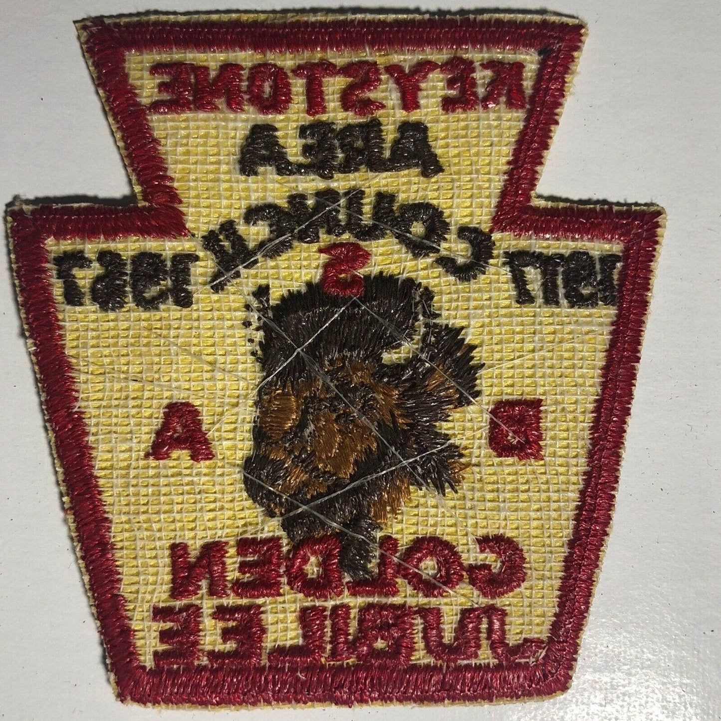 BSA - Keystone Area Council 1967 Vintage Embroidered Patch Golden Jubilee