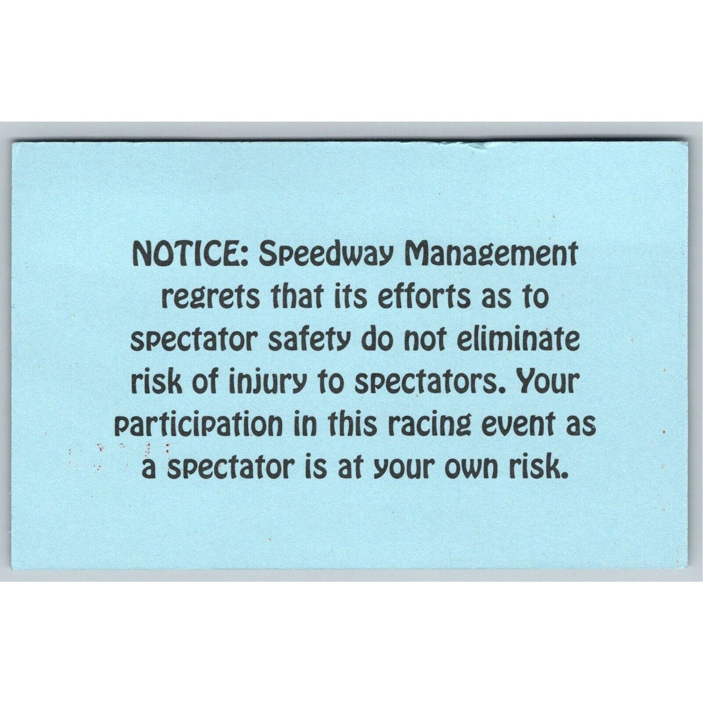 2003 Indy 500 Practice Day Grounds Admission Ticket Pass Card IMS #21499 VGC