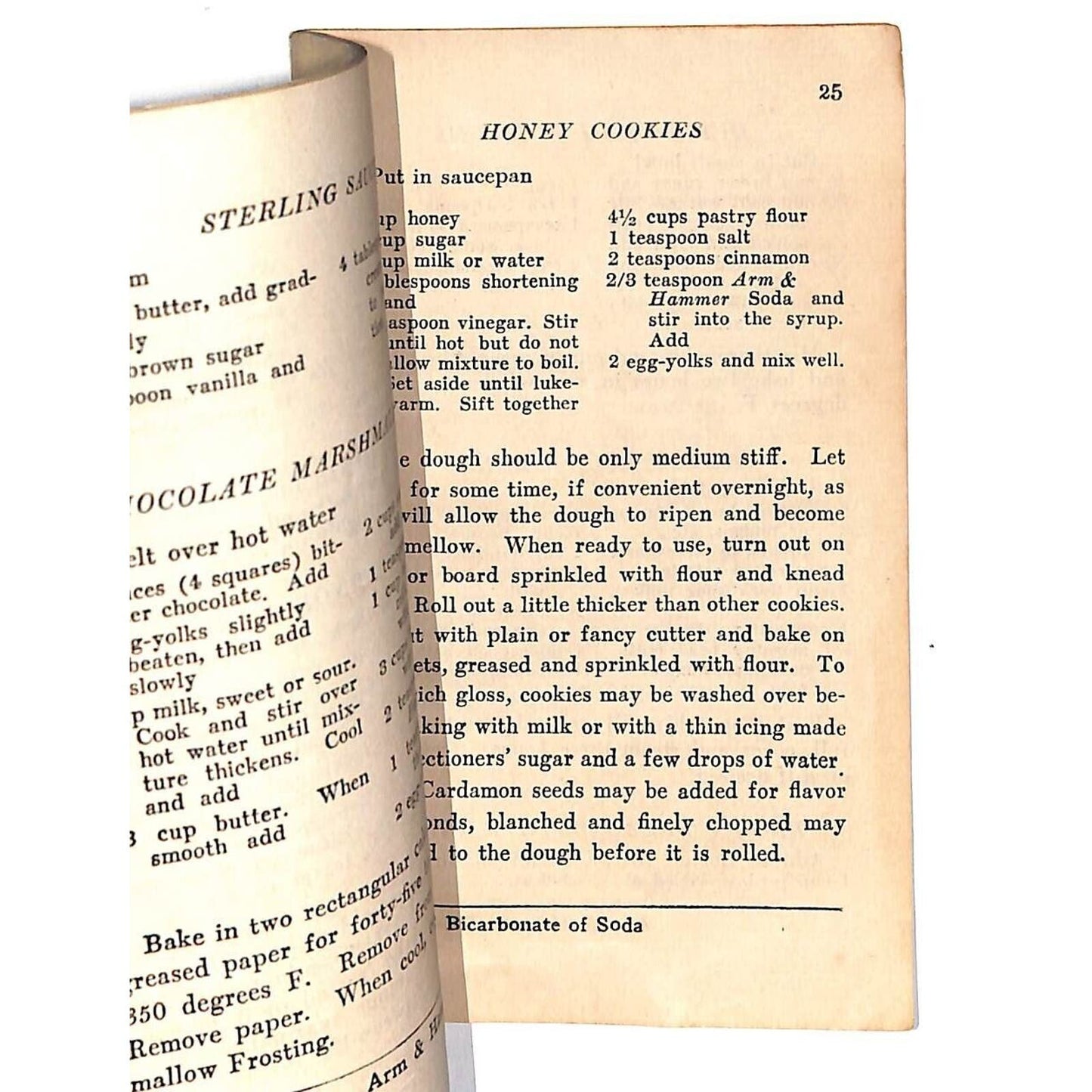 Arm & Hammer Baking Soda "Good Things To Eat" Booklet 1924 32pp - Church & Co.