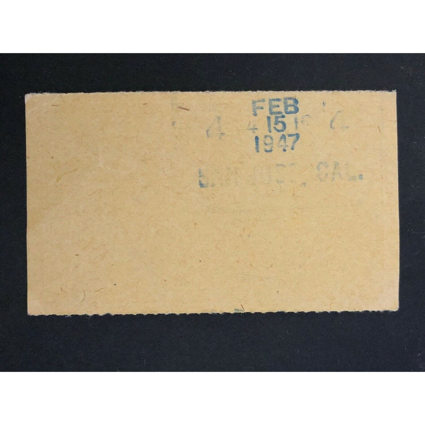 Pacific Greyhound Bus Lines I.D. Check / Ticket "San Jose" 27368 c1945-1955