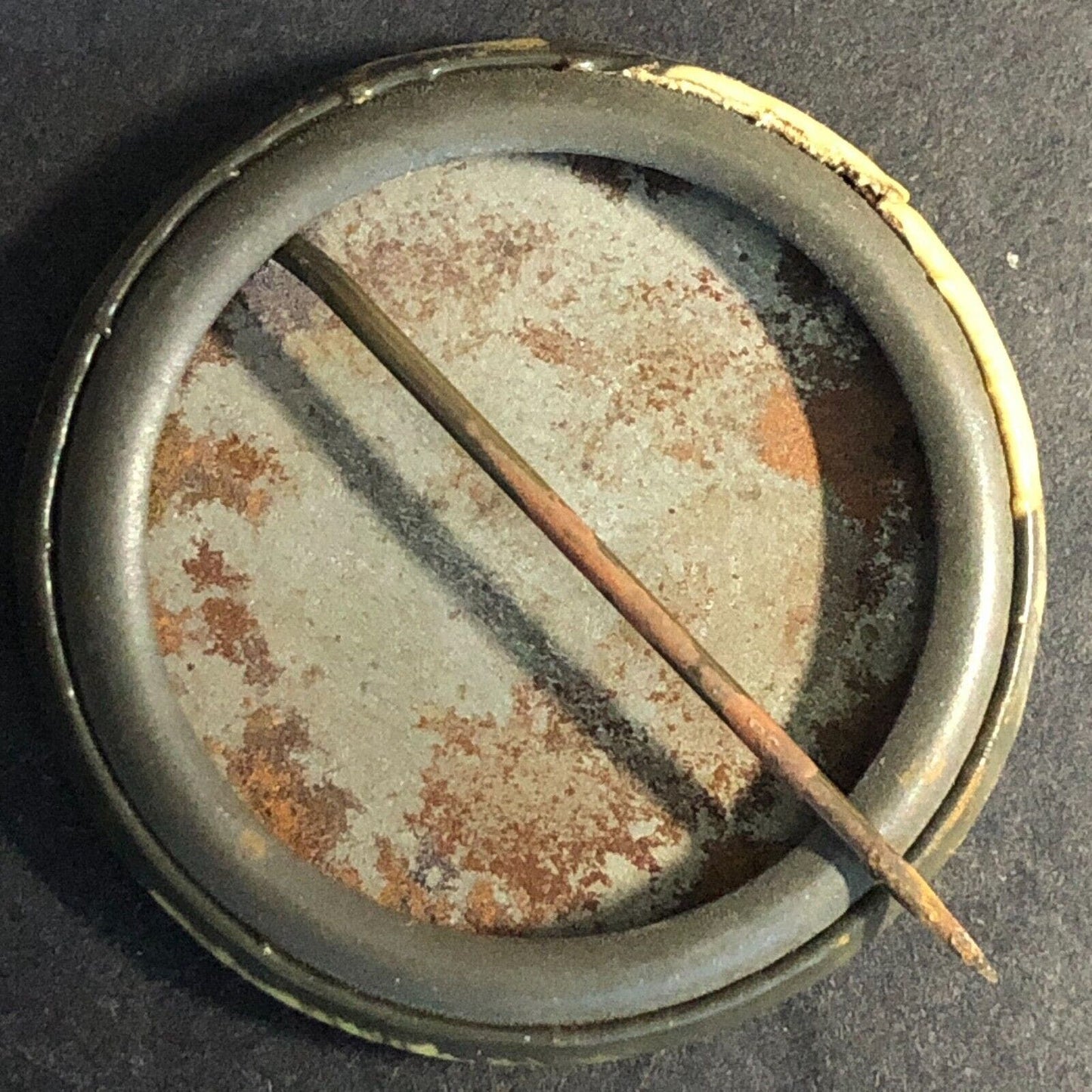 "The Clermont" Ship Fulton* Celluloid Steel Pinback c1910's Nadel & Shimmel