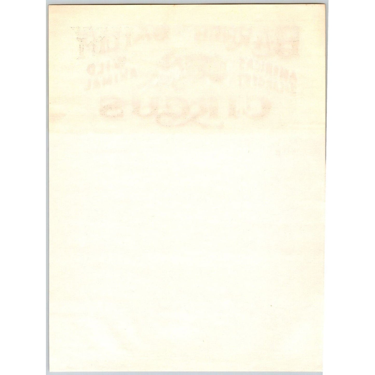 Barnes and Bailey Wild Animal Circus Letterhead c1964 Scarce