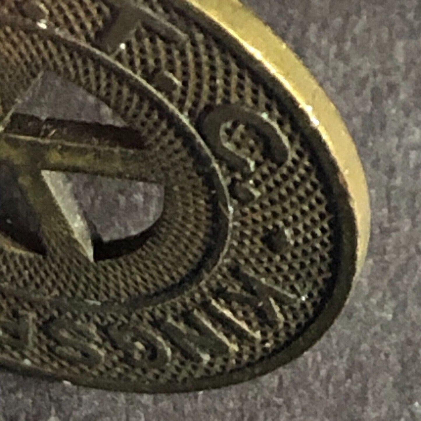 C.T.C Kingsport, TENN G/F One Fare Zone 1 "Hanging K" Token 23mm - Scarce