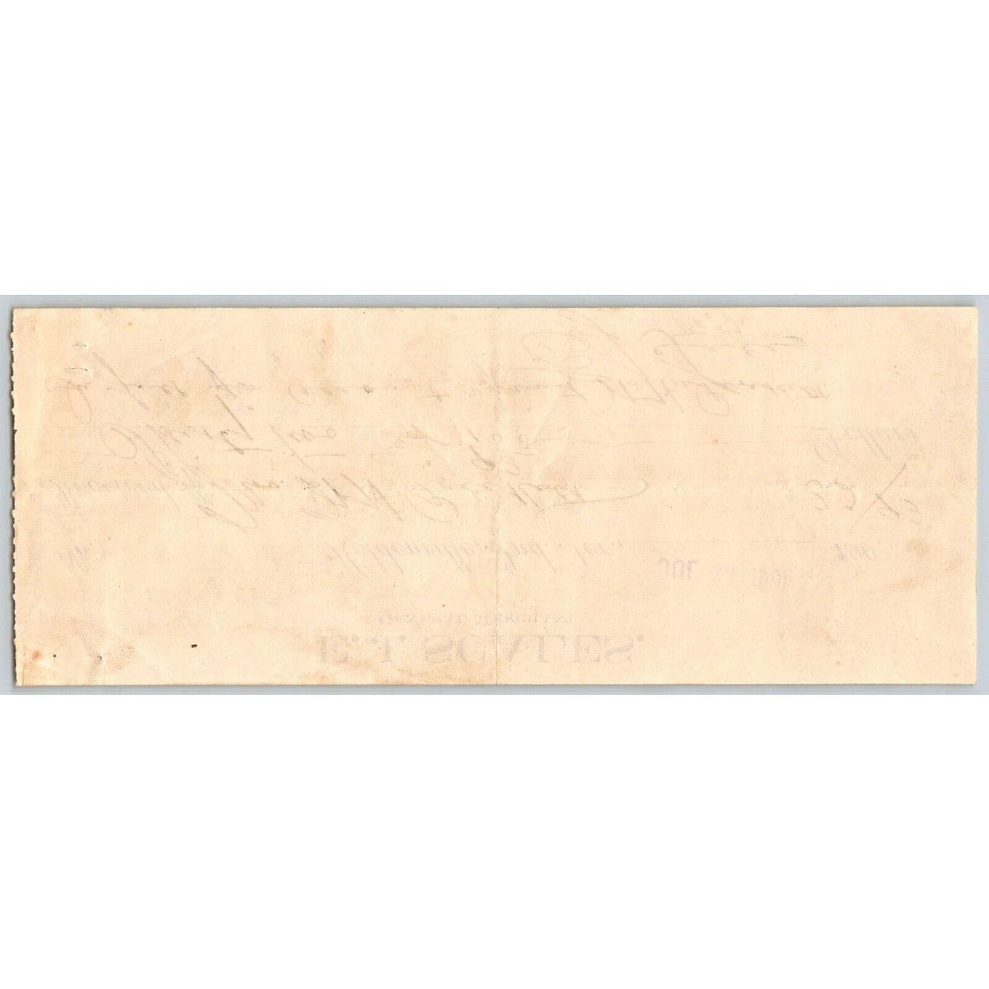 Holdenville, OK Indian Territory 1901 E.J. Scales General Merchant Receipt VGC