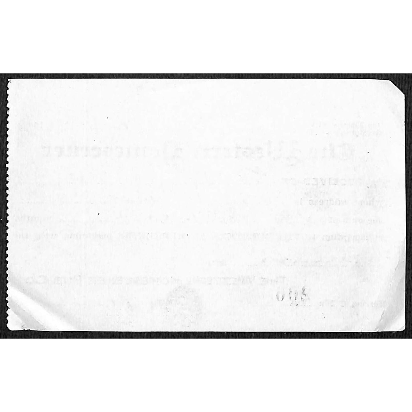 Helena Montana 1905 "The Western Homeseeker" / Eugene Carroll Payment Receipt