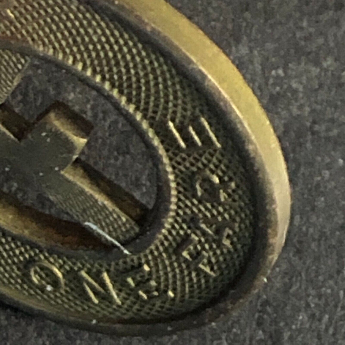 Fullington Auto Bus Co. (Clearfield, PA) Brass G/F One Fare Transit Token" 21mm