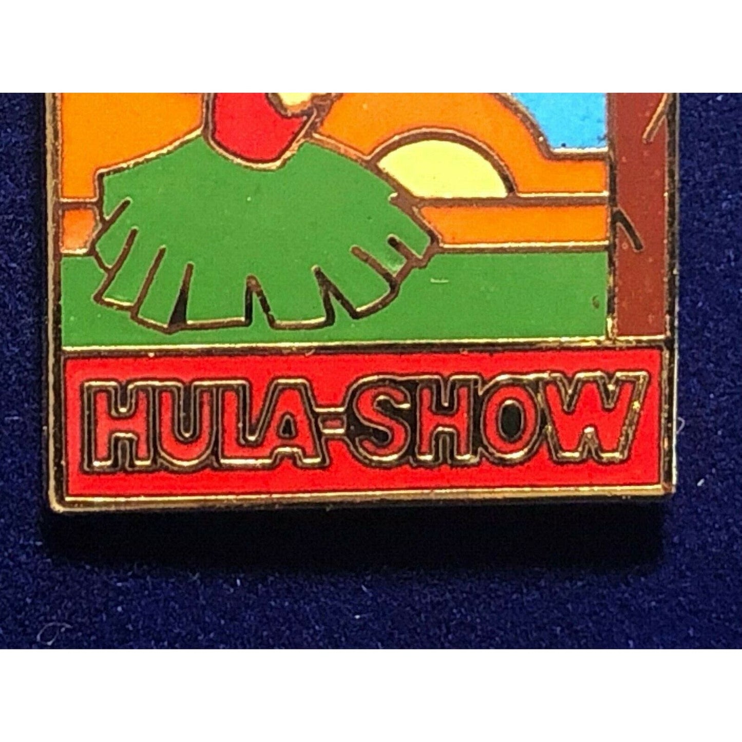 1988 Kodak Enameled Lapel Hat Pin - Hawaiian Hula-Show