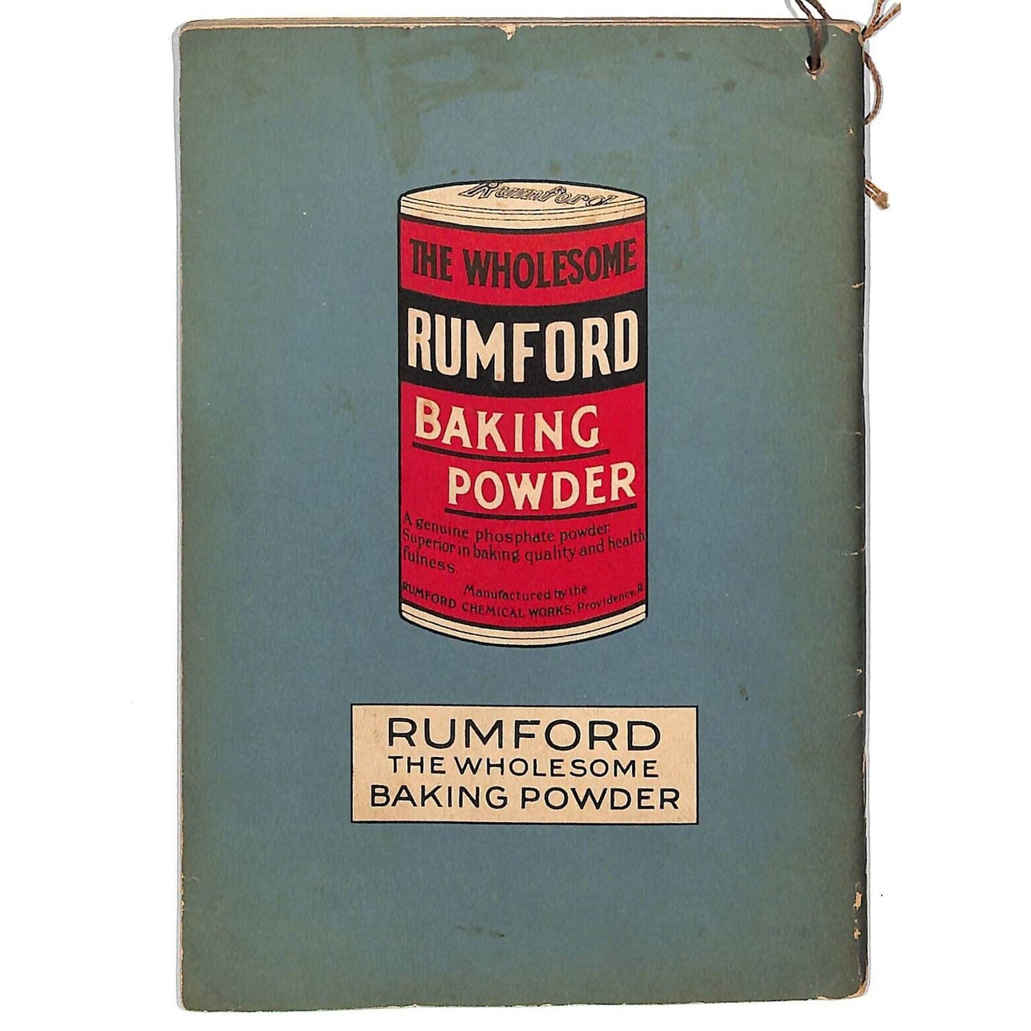 Rumford Everyday Cook Book ..Housekeeper and Student 68pp c1925-35 VGC
