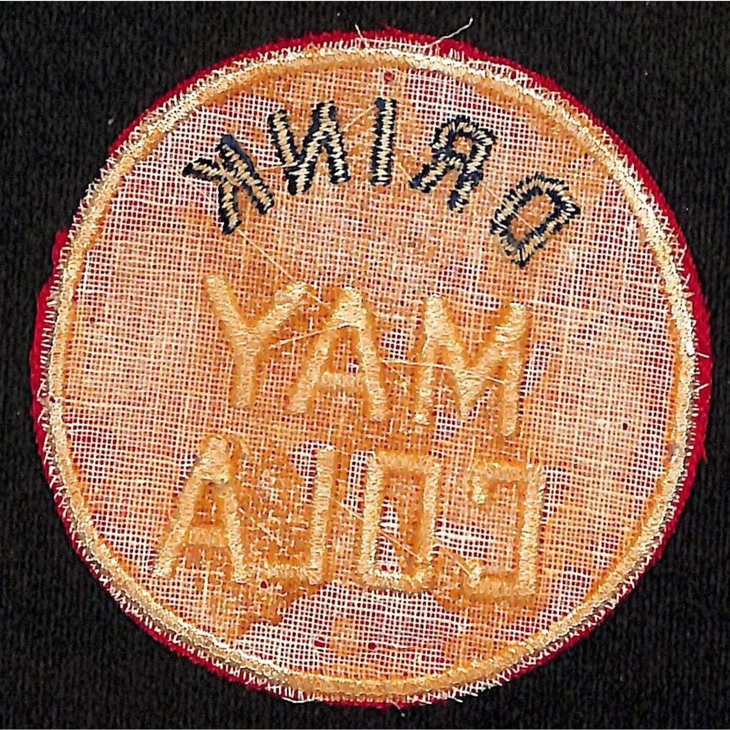 May Cola Drink Embroidered Soda Patch c1930's VGC Scarce