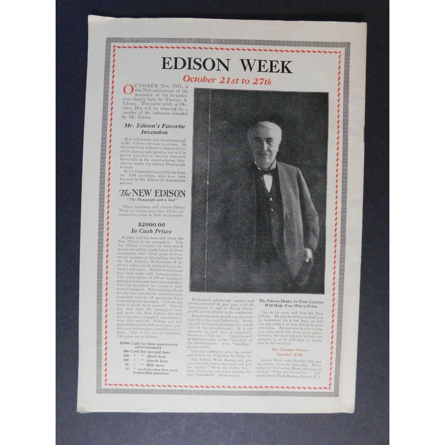 "The Independent Weekly" Liberty Bonds Sept 29 1917 - 32 pgs.