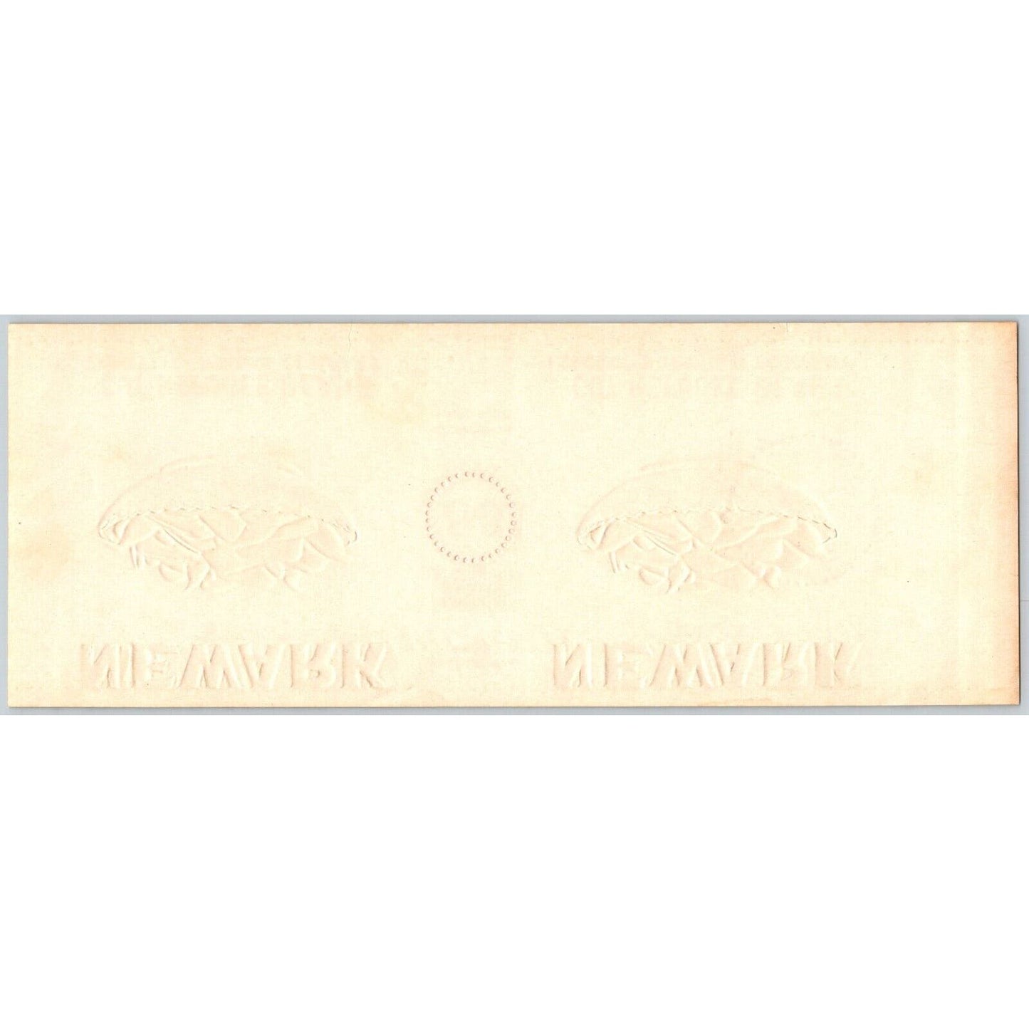 Newark Cut Refugee Beans Paper Can Label New York c1930's-40's Scarce