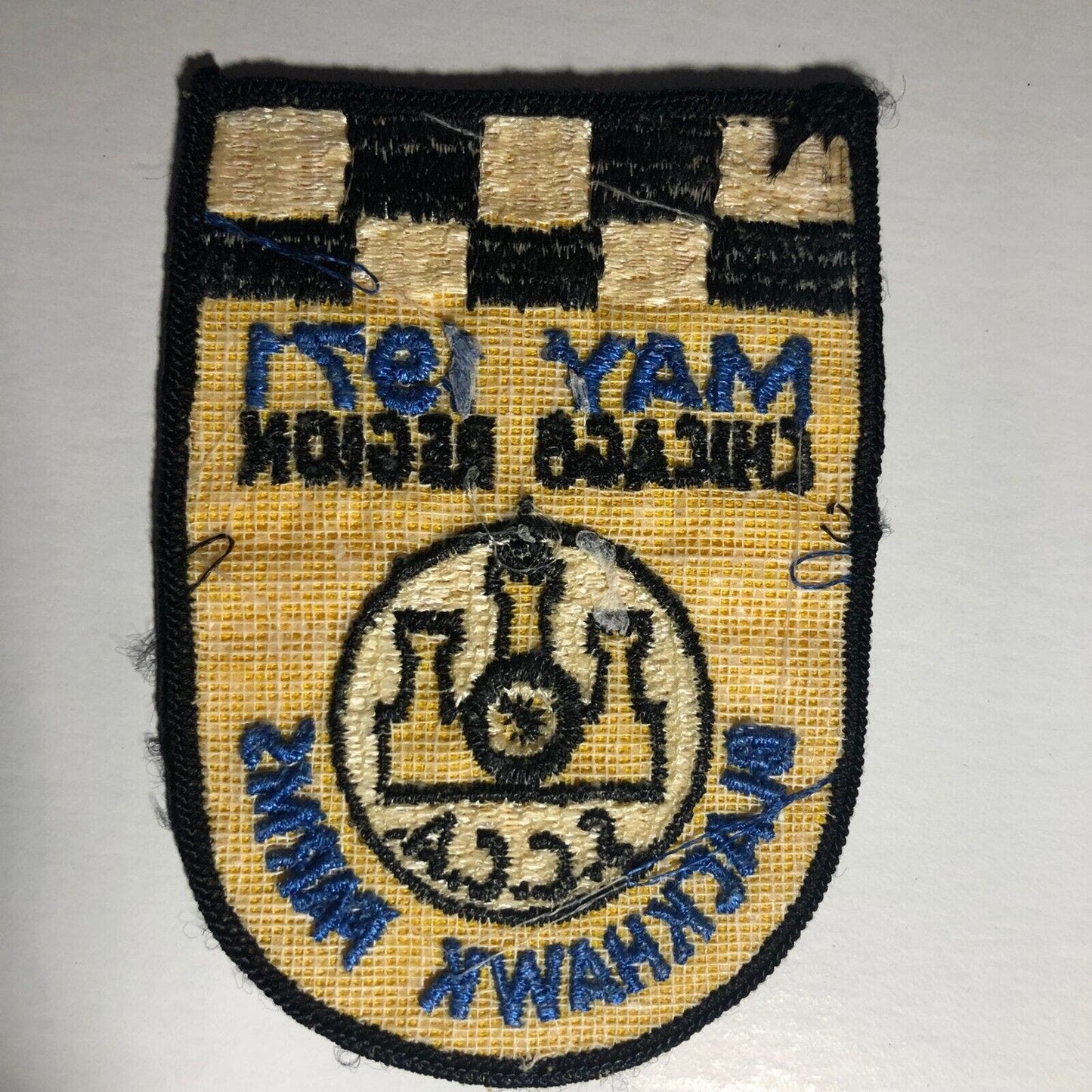 Blackhawk Farms S.C.C.A. Chicago Region May 1971 - Vintage Embr. Patch Scarce