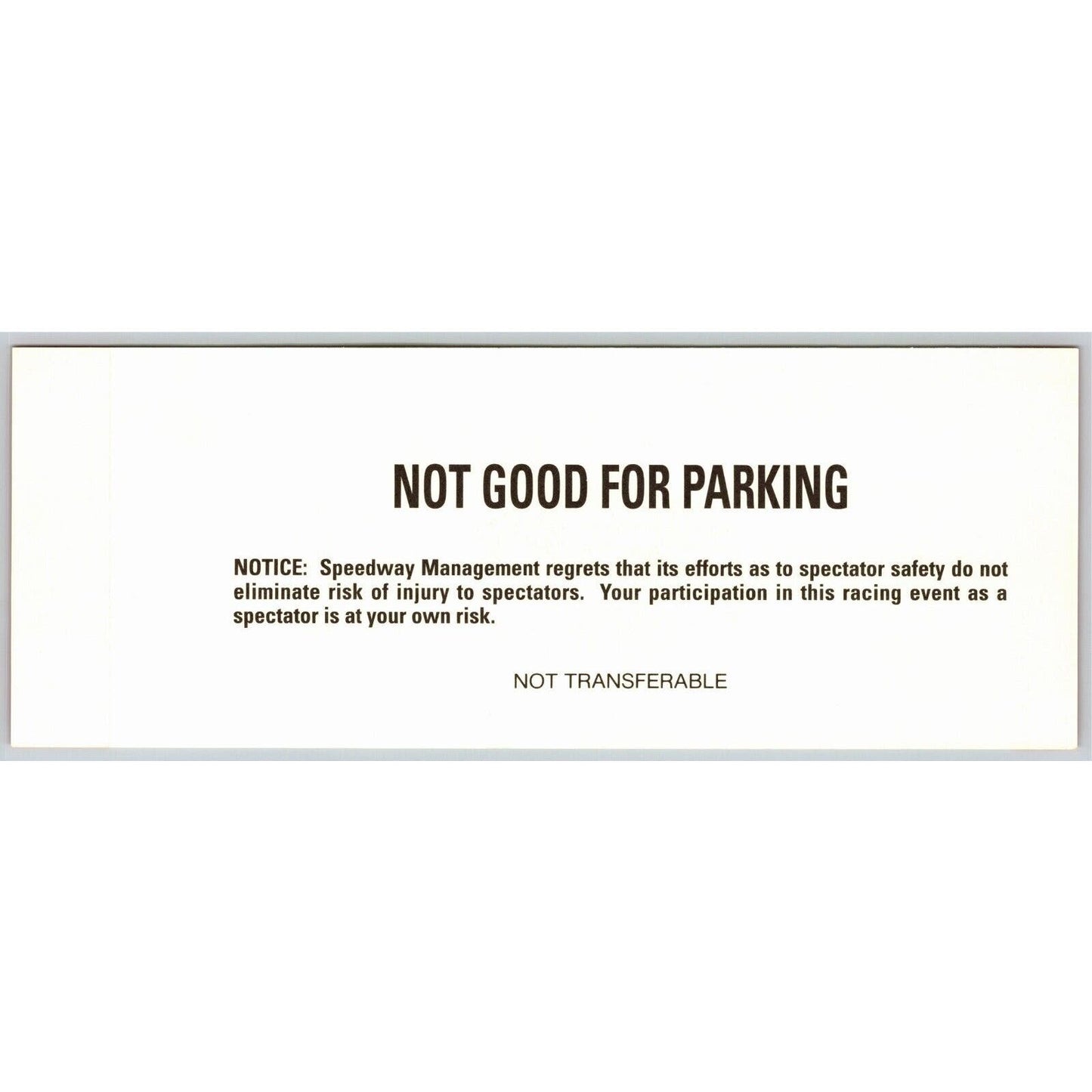 1998 Indy 500 Practice Day Hulman Terrace Unused Ticket Indianapolis #68