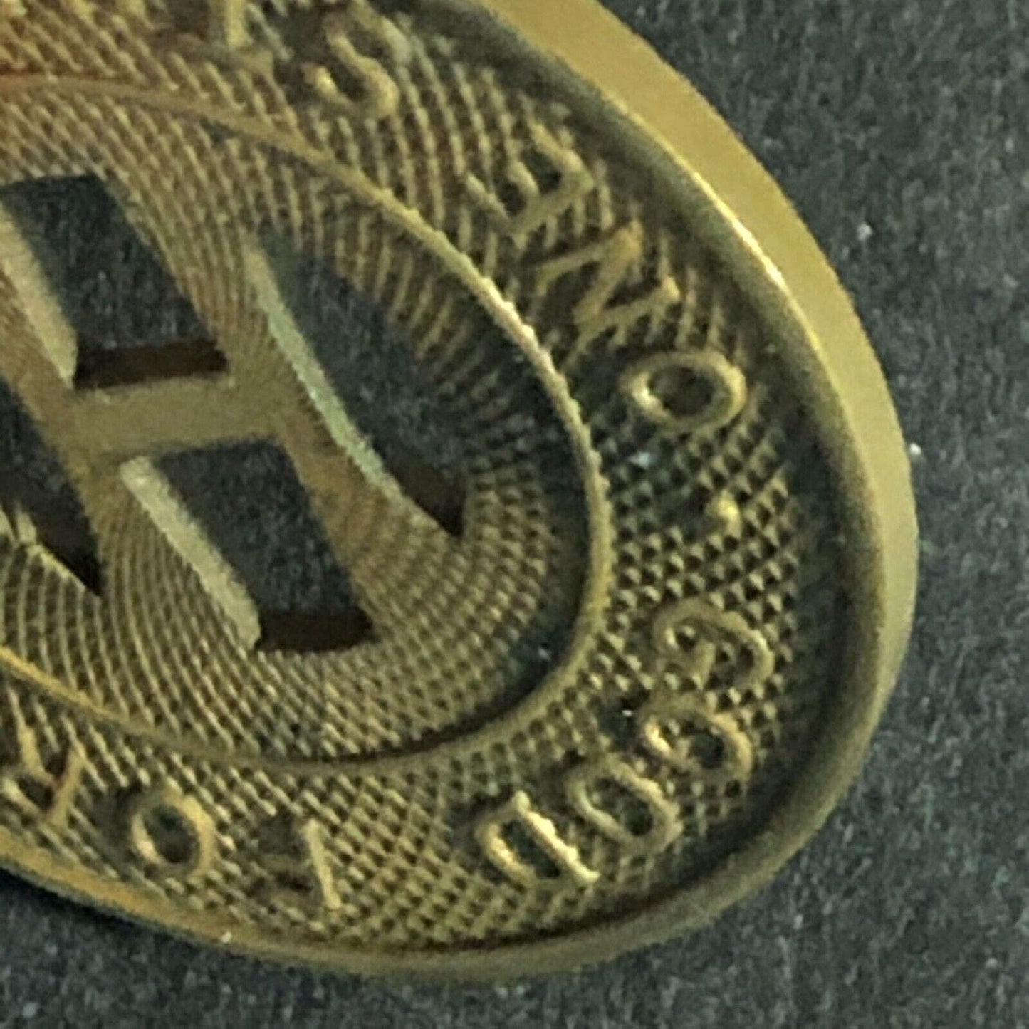 Henderson Bus Lines (KY) Bronze G/F One Student Fare Transit Token c1964 23mm