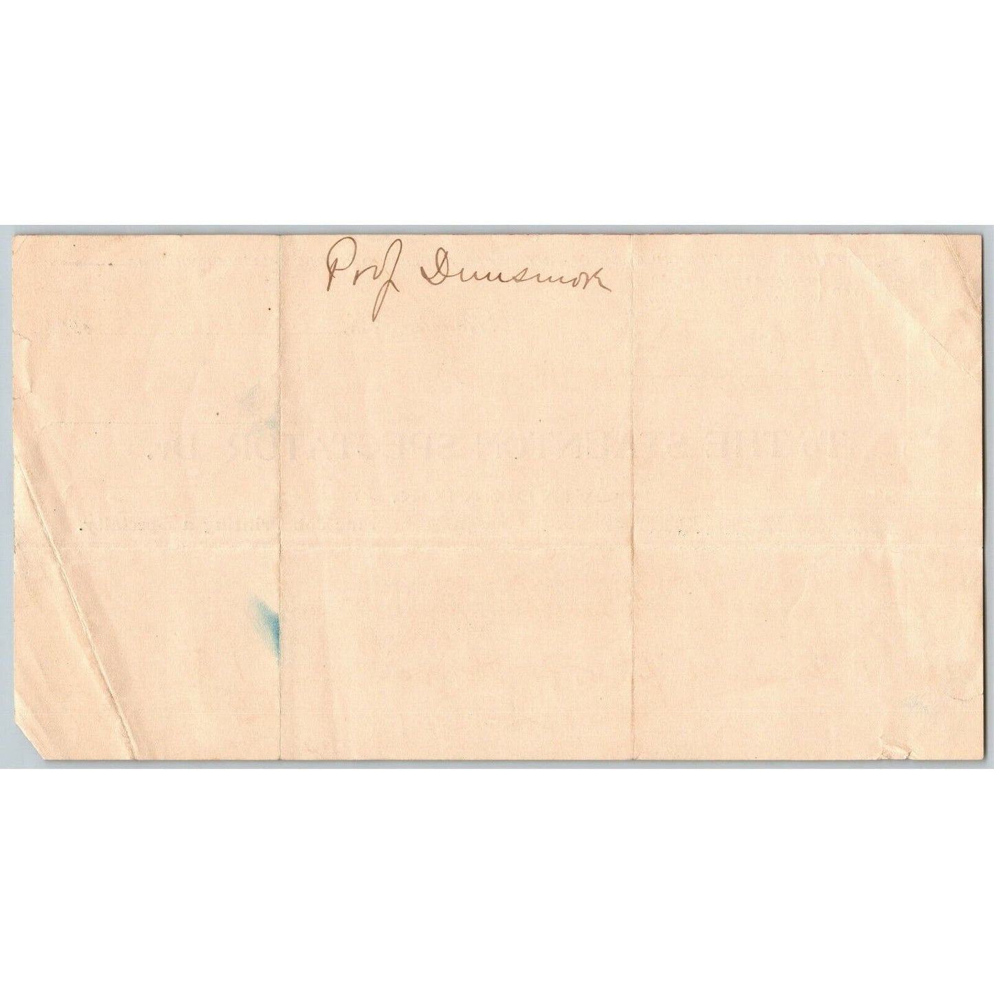 1902 Scarce Staunton Spectator and Vindicator Newspaper Billhead Letterhead VA