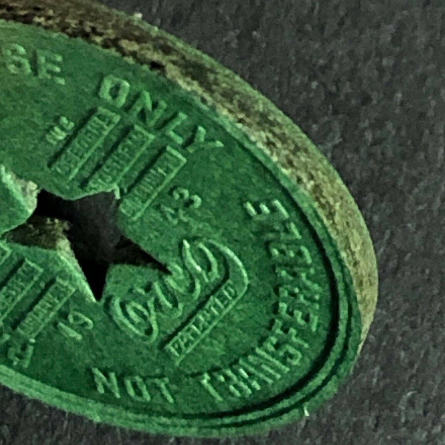 Merrill Stores Co. Henlawson, W. VA. Fiber Token 5c Payable 20mm Star c1940's
