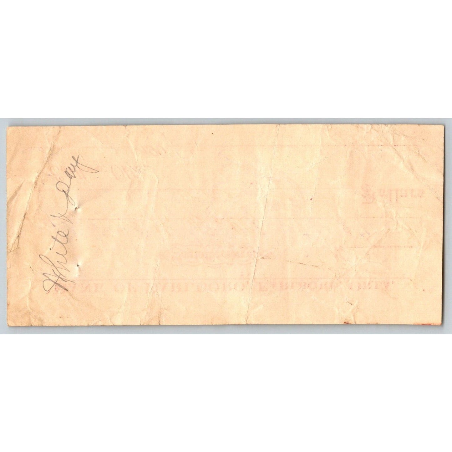 Earlboro, OK Territorial 1907 "Bank of Earlboro" Bank Check Scarce