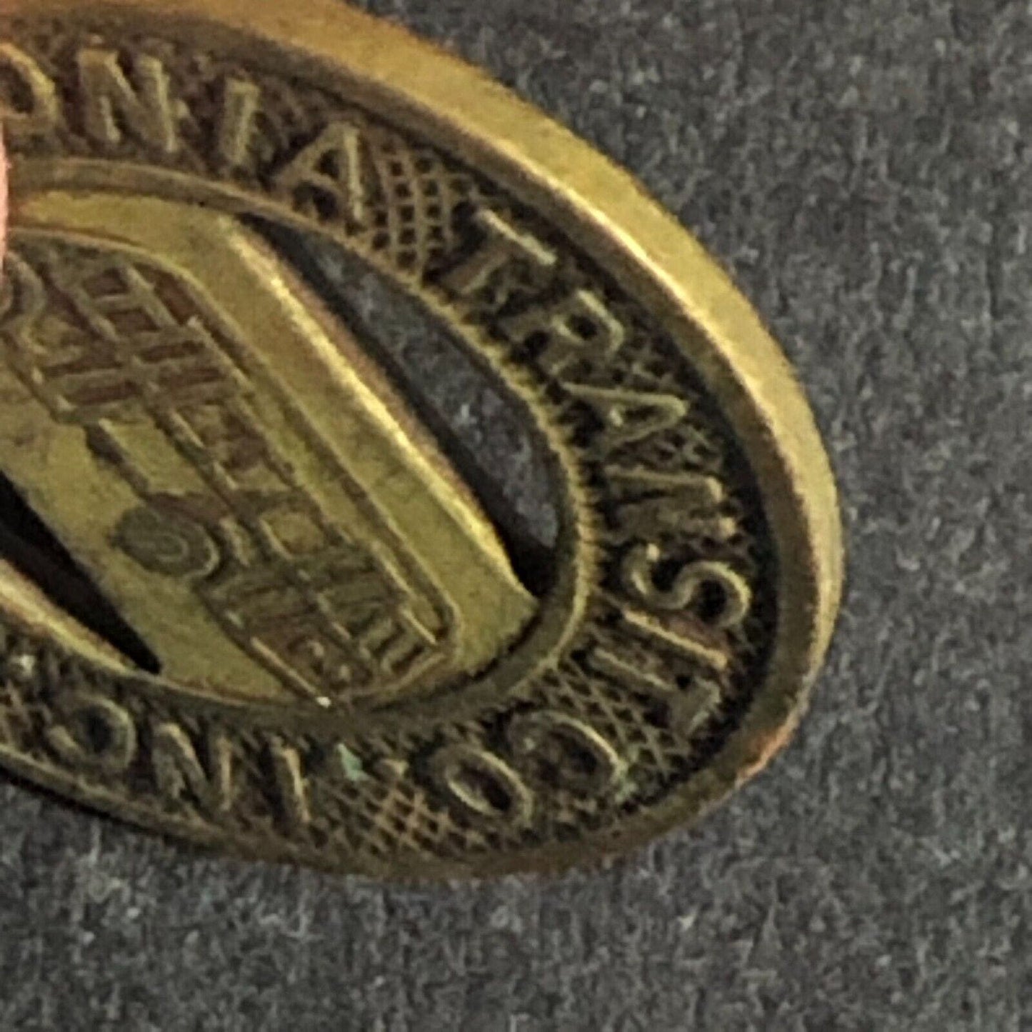 Gastonia Transit Co. NC Brass G/F One Fare Transit Bus Token 16mm