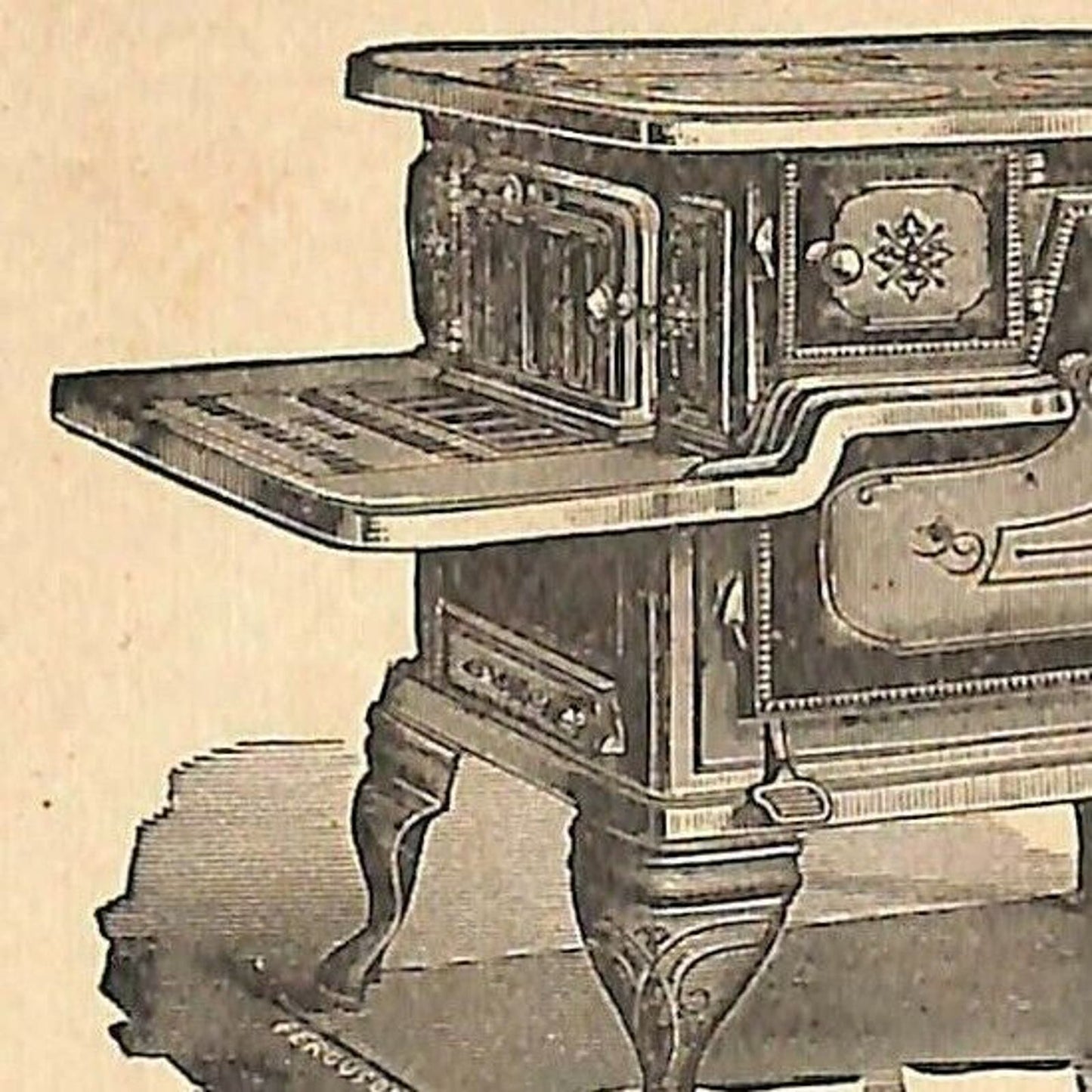 Acorn Stoves & Ranges Rathbone Sard & Co. Loyal Large Victorian Trade Card