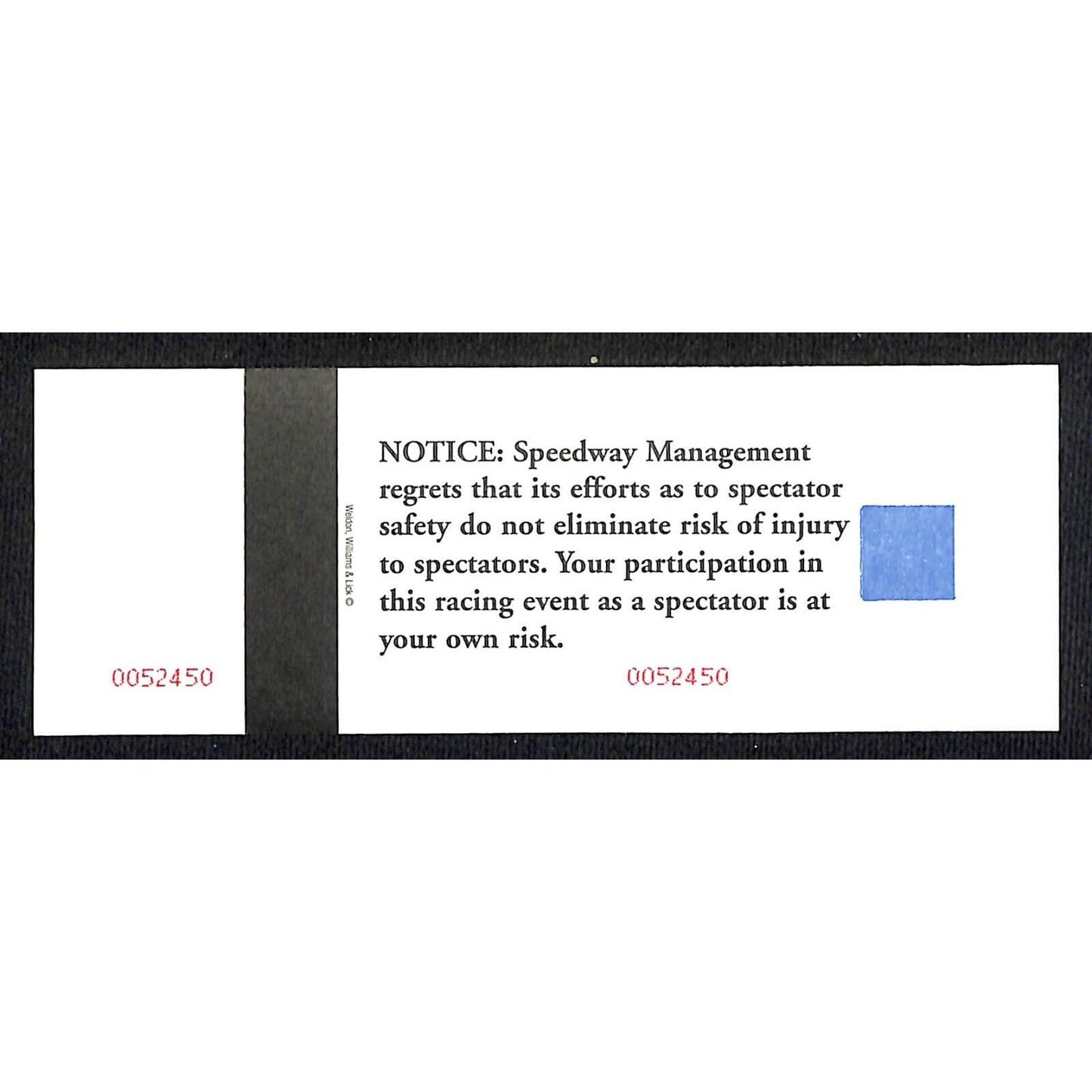 2003 Indy 500 Unused Comp Practice Ticket on IMS Foil Stamped Stock #3290 VGC