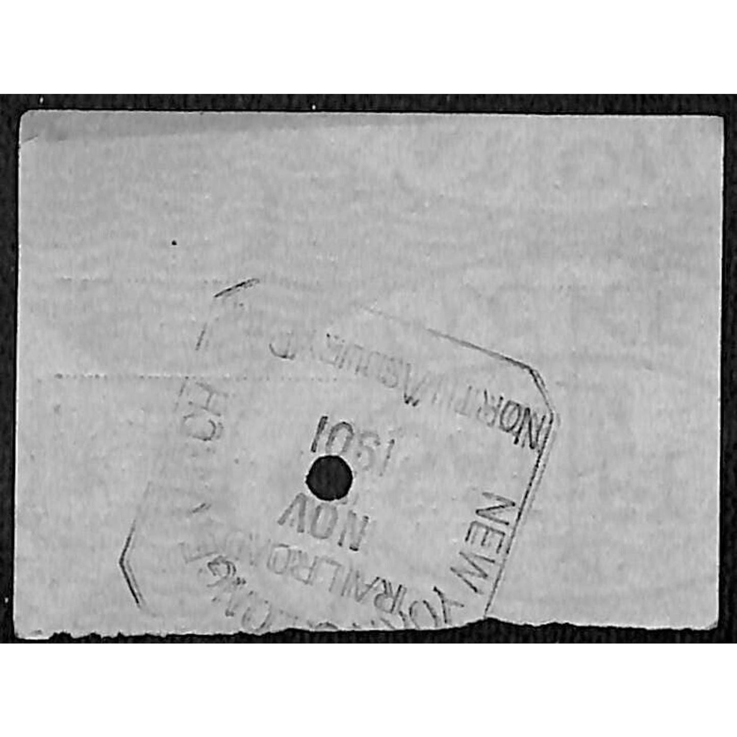 New York & Long Branch Railroad 1901 Ticket North Asbury Park Marlboro #4006
