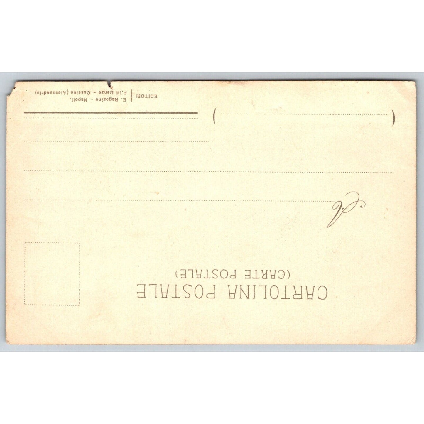 Italian Postcard Pompeii - Interior of Chusa c1901-1907 NP
