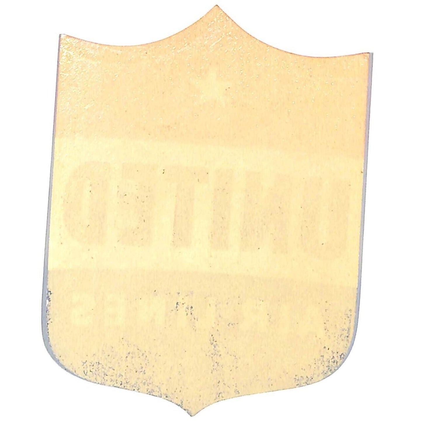 Delta Airlines Luggage Label Shield Die Cut Red White Blue 3" x 3 3/4"
