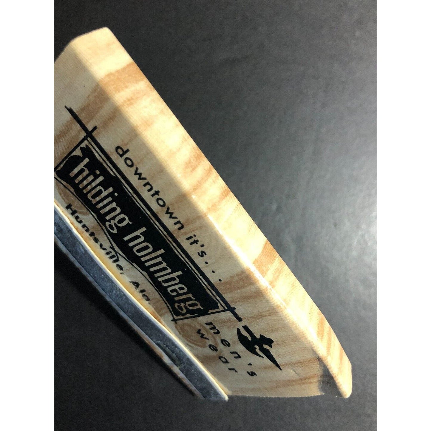 Hilding Holmberg Men's Wear Huntsville, AL Full Matchbook c1960's-74 VGC