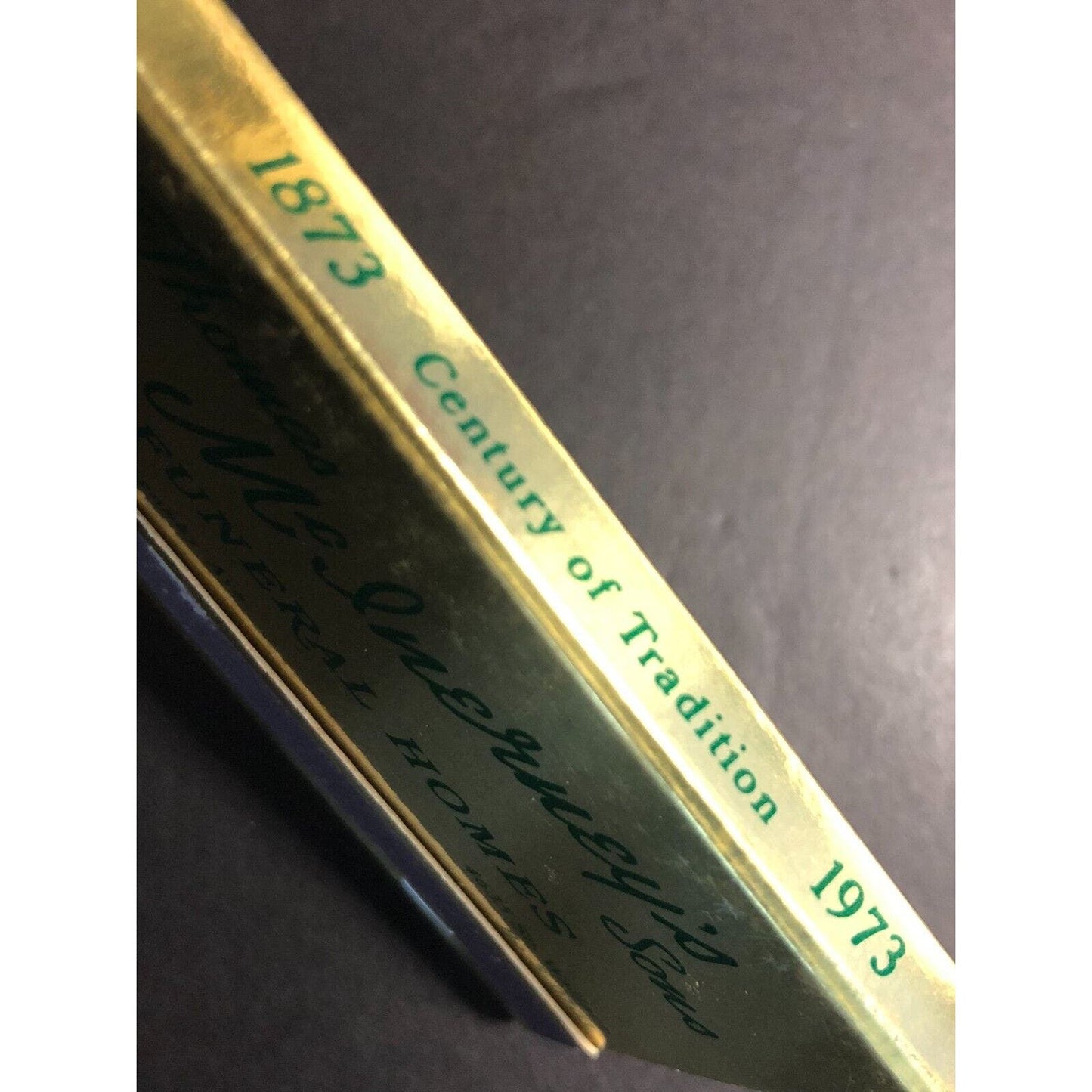 McInerney's Funeral Homes Chicago Full Matchbook 100th Anniv 1973 Printed Sticks
