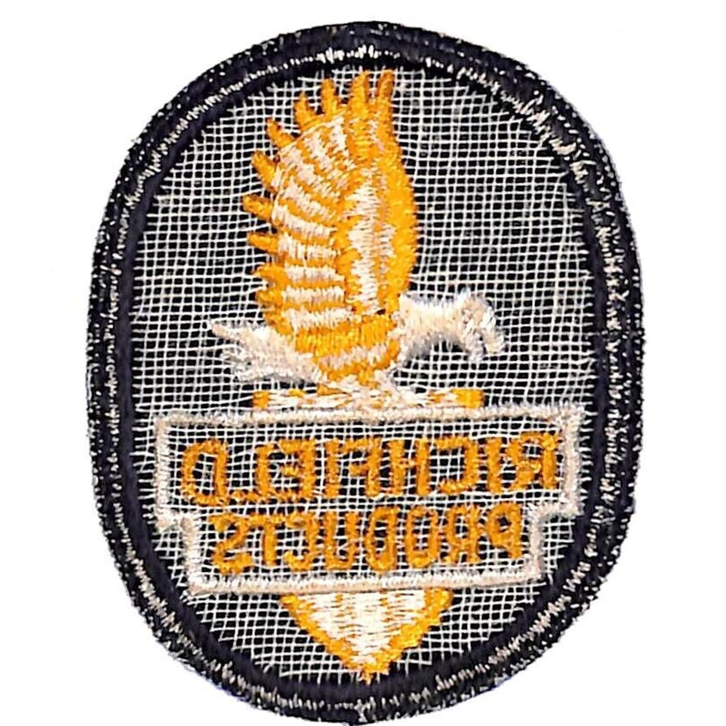 Richfield Products Oil Gas Vintage Machine Embr. Patch 2" x 2 1/2" c1970's*