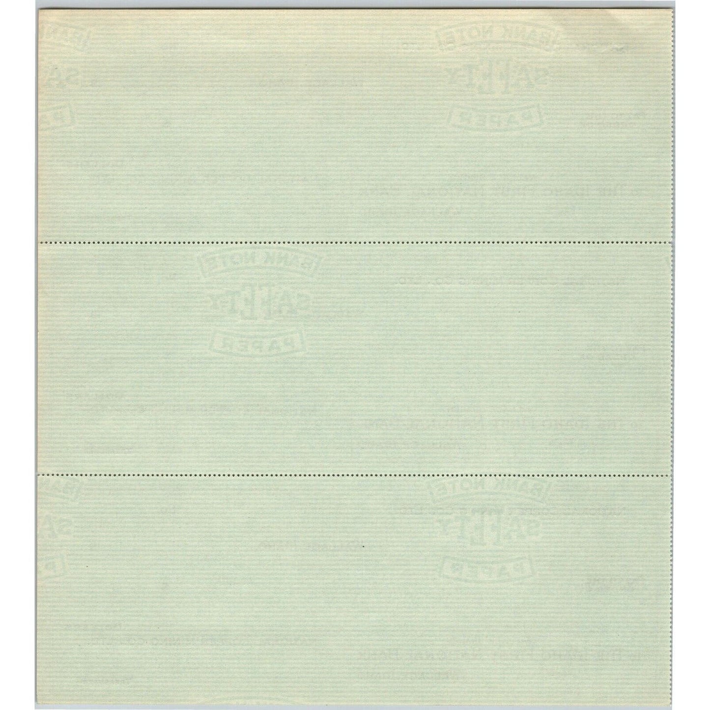 National Copper Mining Company Wallace, Idaho - Bank Check Sheet c1930's-40's