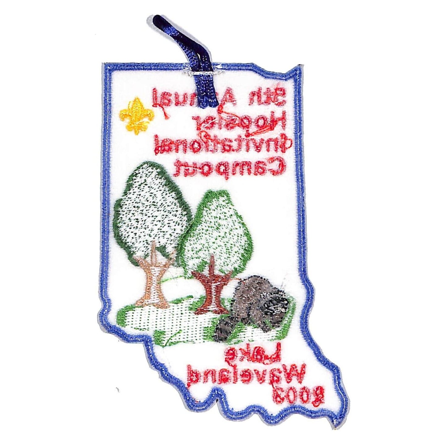 BSA Patch 5th Annual Hoosier Invitational Campout Lake Waveland 2003 Boy Scouts