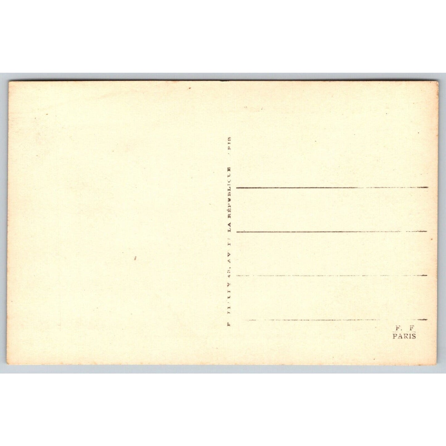 French Railroad RPPC* Postcard Machine Tender 30-001 C 182 c1910 F. Fleury