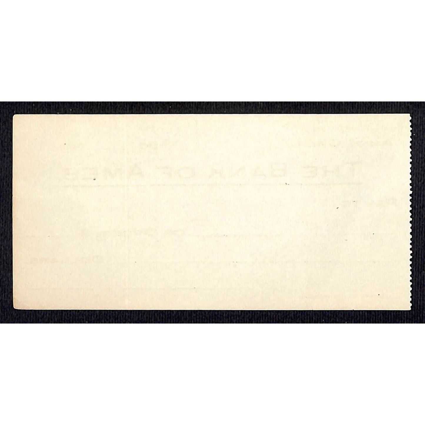 Ames, OK c1900 - 1909 Unused Territorial "The Bank of Ames" Check - Scarce