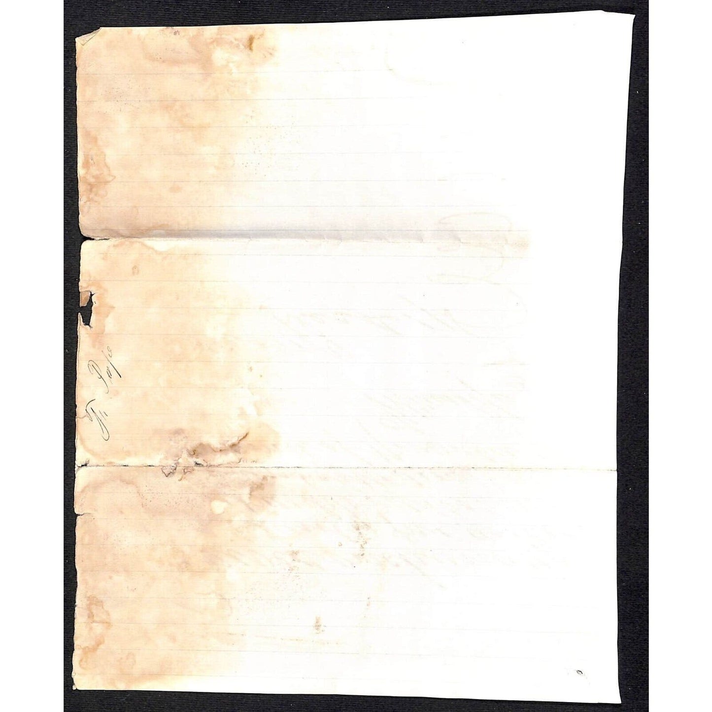 Helena Montana Hand Written 1879 Greenhood - Bohm Co. (Clothiers) $125 Receipt