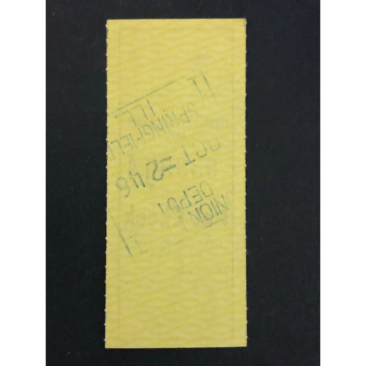 Illinois Transit Lines Hat Check Ticket 1946 93950